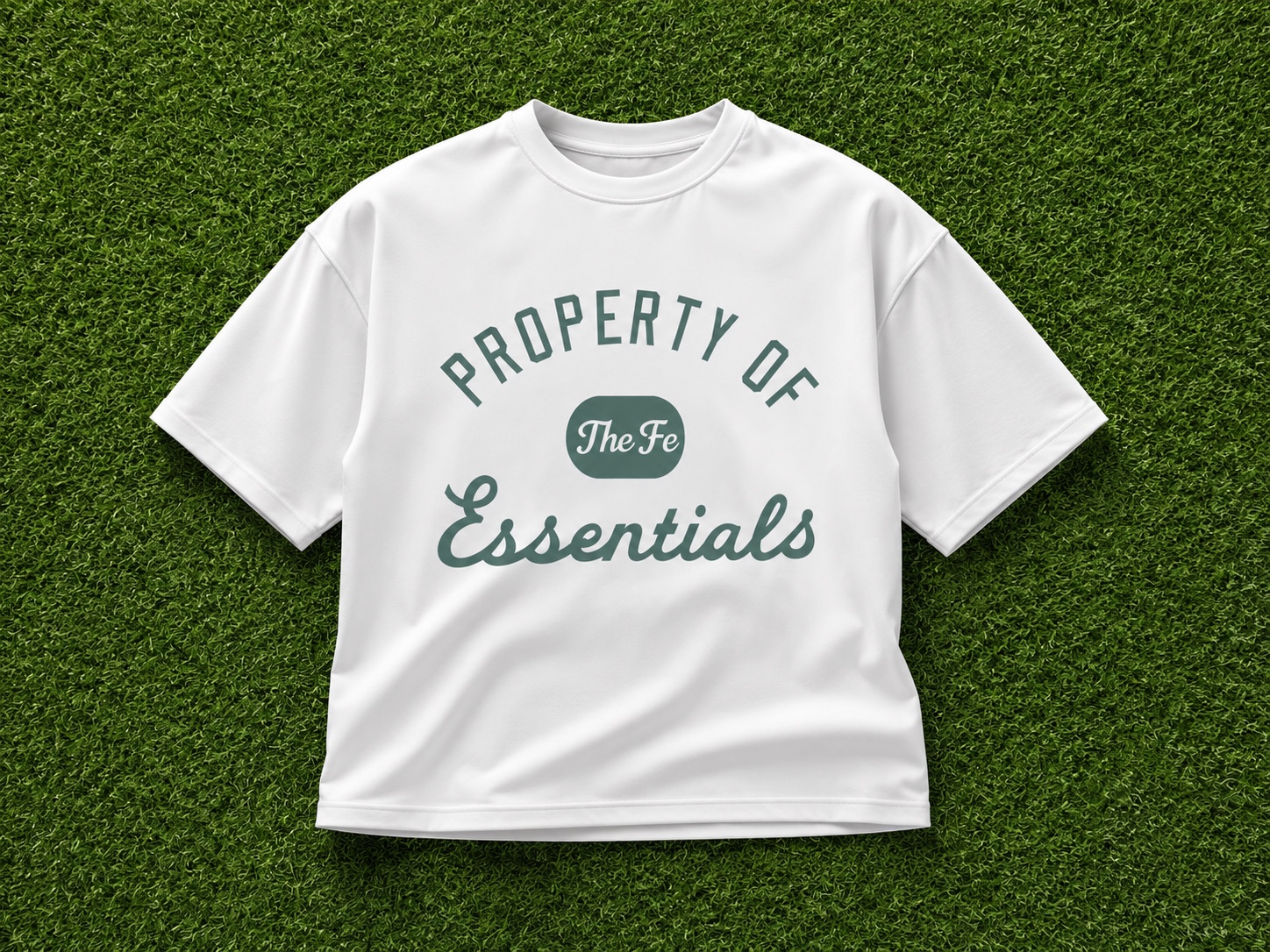 Property of The Fe Essentials White Tee